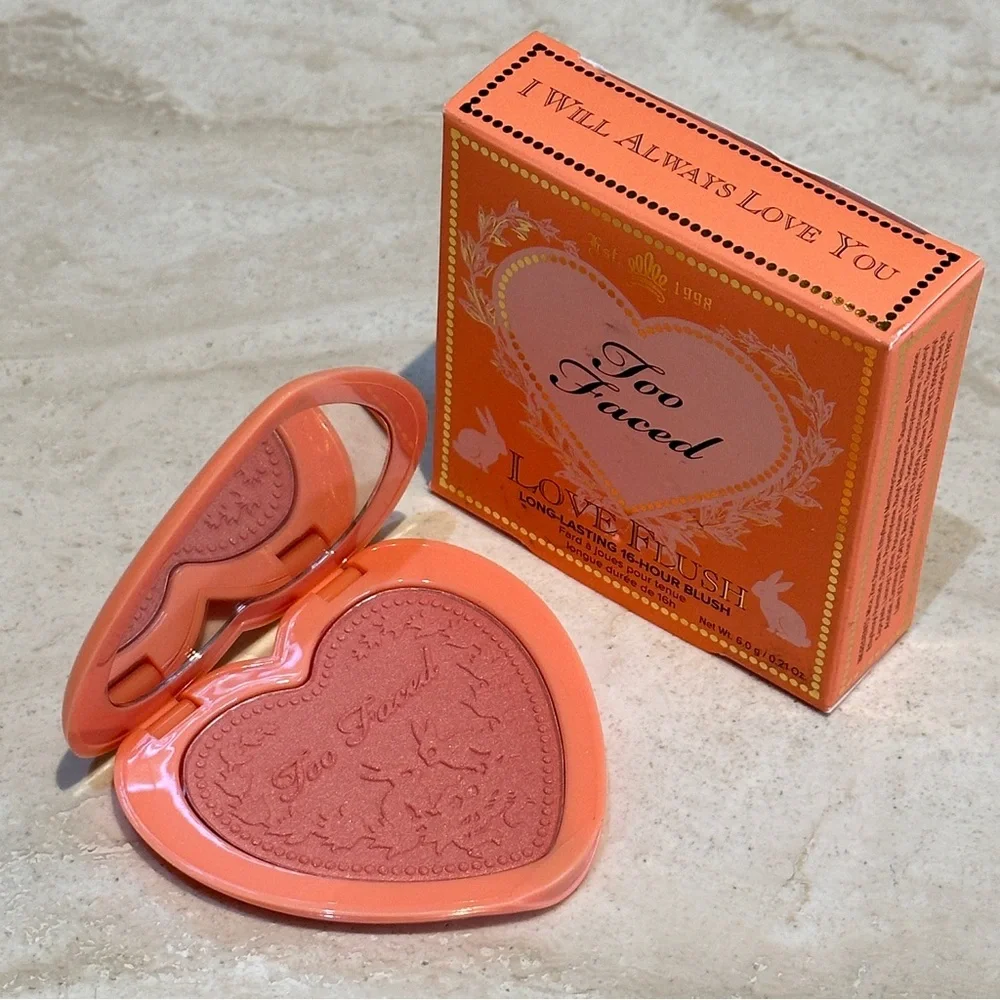 Too Faced Love Flush Watercolor Blush- I Will Always Love You (RARE)
